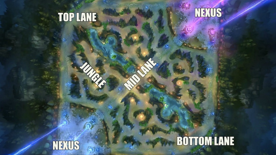 league of legends map